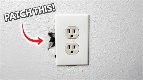 electrical box outlet drywall repair